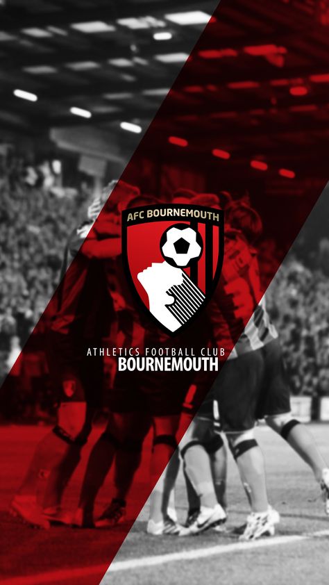 Bournemouth wallpaper. Premier League Logo, Afc Bournemouth, Live Match, Team Badge, English Football, Football Stadium, Football Stadiums, Football Logo, Football Wallpaper