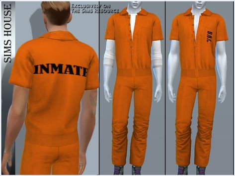 Sims 4 Prison, Sims Halloween Costume, Women's Gaiters, Jail Clothes, Womens Puffy Vest, Prison Jumpsuit, Prison Outfit, Sims 4 Traits, The Sims 4 Pc