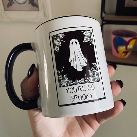 𝖄𝖔𝖚’𝖗𝖊 𝕾𝖔 𝕮𝖔𝖔𝖑 𝕻𝖗𝖎𝖓𝖙𝖘 on Instagram: “SOLD OUT - Our collab mug with @littlestspookshop will be one of many new items being added to our Etsy on Friday with limited numbers…” Print Mugs Ideas, Cool Prints, Cool Mug, Handmade Mugs, Cool Mugs, So Cool, New Items, Tableware, On Instagram