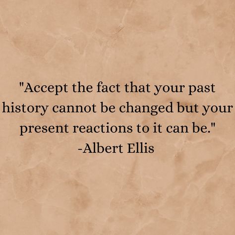 Psychology Quote Albert Ellis Quotes, Albert Instine Quote, Rational Emotive Behavior Therapy, Psychology Quotes, Psych, Counseling, Life Lessons, Psychology, Meditation