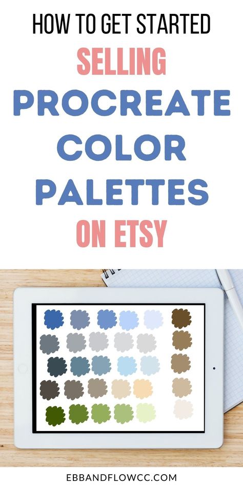 Get easy tips for selling Procreate palettes on Etsy. Learn how to create the files, package them, and get them listed in your Etsy shop. Procreate Palettes, Procreate Ipad Art, Business Basics, Opening An Etsy Shop, Etsy Marketing, Procreate Tutorial, Color Palate, Business Inspiration, Custom Stamps