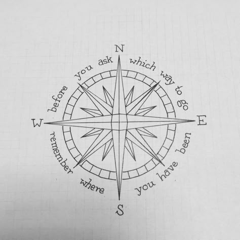 Way better photo of my compass drawing for my next tattoo. Lyrics are from an All Time Low song. Drawing is completely my own work. Tattoo Time Quotes, Compass Tattoo With Quote, All Time Low Tattoo, Drawing Lyrics, Tattoo Lyrics, Tattoo Fairy, Geometric Compass, Compass Drawing, Awesome Drawing