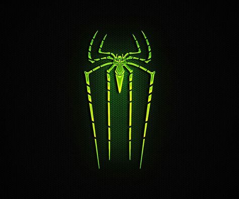 Spiderman green logo Spider Man Wallpaper, Spiderman Wallpaper, Instagram Cartoon, The Amazing Spider Man, Logo Wallpaper, Iphone Lockscreen, Iphone Background Images, Amazing Spider Man, Man Wallpaper