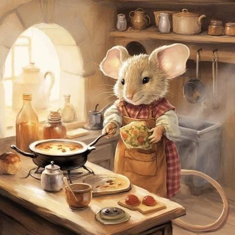 Cozy Images, Maus Illustration, Mouse Illustration, Storybook Art, Fairytale Art, A Fairy Tale, Cute Mouse, Dessin Adorable, Childrens Illustrations