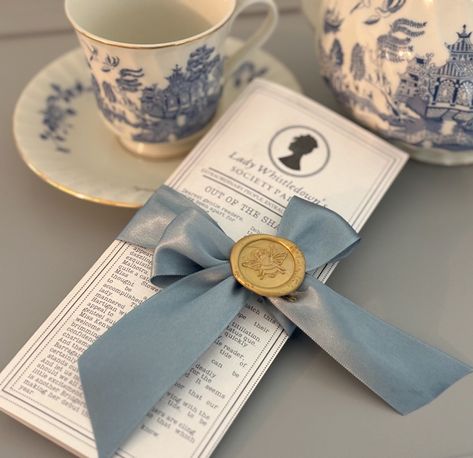 DUE TO HIGH DEMAND THE RIBBON COLOR MAY BE DIFFERENT FROM THE PICTURE. Dearest gentle readers, did you miss me? Get ready to watch Bridgerton Season 3, with this beautiful printed version of Lady Whistledown Society Papers. Listing for Season 3, part 2, is available on my store! <3 Bridgerton Goodie Bags, Penelope Bridgerton Aesthetic, Dearest Gentle Reader, Tea Party Bridgerton, Jane Austen Themed Party, Bridgerton Party Favors, Bridgerton Colors, Bridgerton Party Decor Ideas, Lady Whistledown Society Paper