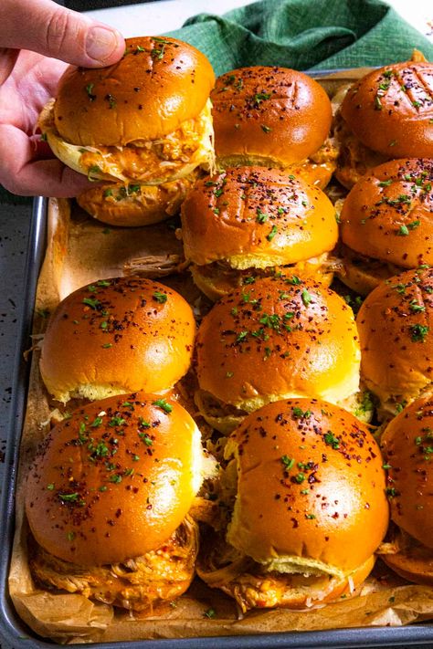 Buffalo Chicken Sliders Recipe Best Buffalo Chicken Sliders, Buffalo Chicken Sliders Crock Pot, Buffalo Sauce Recipes, Spicy Buffalo Chicken Sandwich, Spicy Buffalo Sauce, Buffalo Chicken Sliders Recipes, Delight Recipes, Buffalo Sauce Recipe, Sliders Recipes