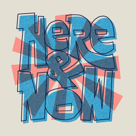 Here and now | lettering, hand lettering Hand Lettering Illustration, Hand Lettering Design, Hand Drawn Typography, Christmas Graphic Design, Graphic Design Cards, Spending Time With You, Typography Hand Drawn, Poster Fonts, Lettering Inspiration