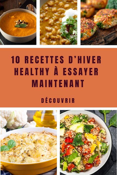 10 recettes d’hiver saines à essayer, montrant divers plats colorés et nutritifs. Budget Family Meals, Healthy Menu, Easy Family Meals, Budget Meals, Vitamin D, Family Meals, New Recipes, Vitamins, Food And Drink