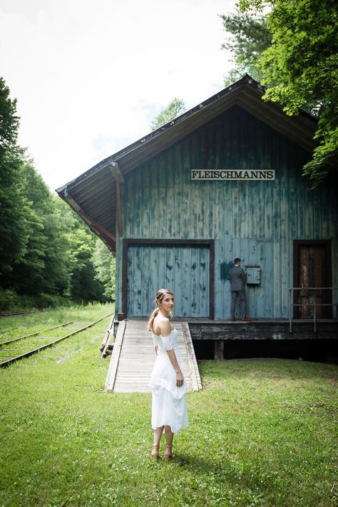 A beautiful + verdant Catskill Mountains wedding at Spillian featuring an old train depot, a field of ferns, and a midsummer party underneat the pines ✨🌲 Midsummer Party, Mountains Wedding, Catskills Wedding, Catskill Mountains, Train Depot, The Pines, Old Train, Hudson Valley, York City