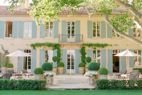 Blue Shutters, Exterior Details, Door Designs, Hus Inspiration, English House, French Countryside, French Farmhouse, French Country House, French Country Style