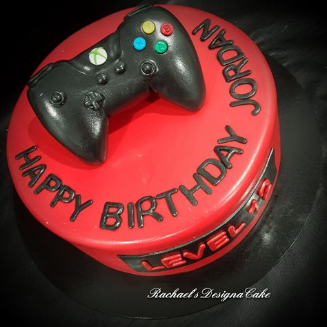 #level12 #gamer #controller #redcake #roundred #birthdaycake #instacake#pastrylove #foodphotography #beautifulcakes #rachaelsdesignacake #rachaelburgesscoaching Gamer Birthday Cake, Xbox Cake, Gamer Controller, Gamer Birthday, Red Cake, Childrens Birthday Cakes, 9th Birthday, Future Kids, Beautiful Cakes