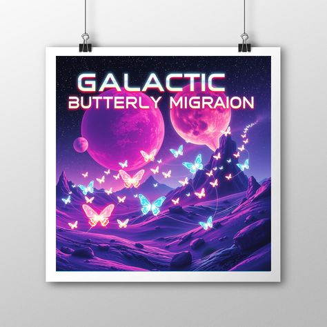 Galactic Butterfly Migration

#GalacticButterflies #FuturisticPoster #SciFiArt #DreamlikeLandscape #art #poster Migration Poster, Galactic Butterfly, Butterfly Migration, Sci Fi Art, Art Poster, Art