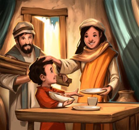 Jesus Honored His Parents Jesus Turns Water Into Wine, Jesus Childhood, Say A Prayer, Water Into Wine, Teaching Children, Make A Plan, Scripture Study, Chapter 3, The Gospel