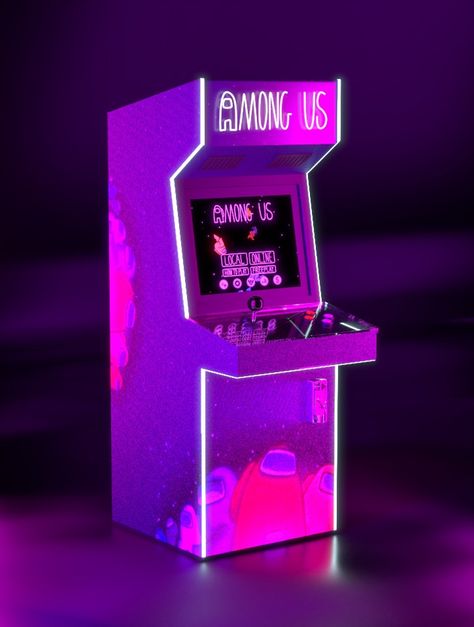 CGI Arcade Machine - Blender 2.79 - @Jokevinx Arcade Aesthetic, Arcade Machine, Among Us, Graphic Illustration, Art Ideas, Bar, Fashion Design, Quick Saves, Design