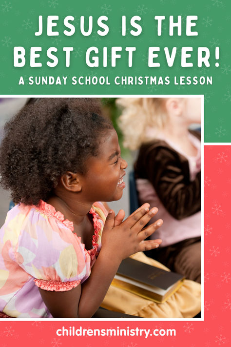 Get your children’s ministry in the holiday spirit in just minutes with our Sunday School Lesson for Christmas: Jesus is the Best Gift Ever. Nativity Object Lesson For Kids, Childrens Church Christmas Lesson, Preschool Christmas Sunday School Lesson, Christmas Object Lessons For Kids Church, Sunday School Christmas Lessons, Christmas Object Lesson, Jesus Is The Best Gift, Preschool Sunday School Lessons, Christmas Sunday School Lessons