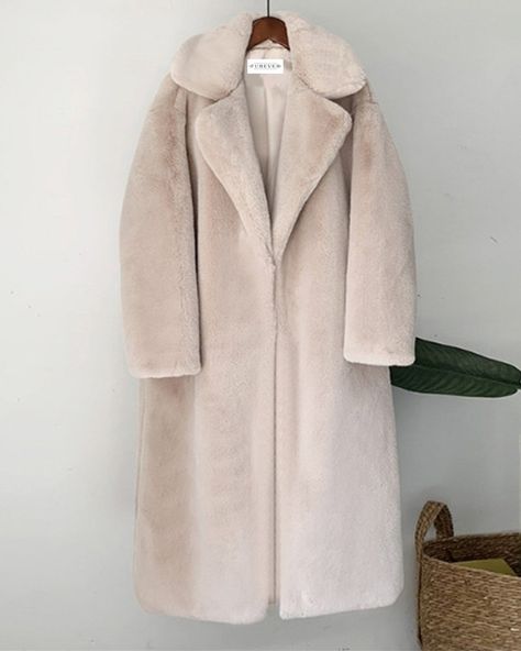 Winter Faux Fur Coat, Oversized Faux Fur Coat, Fluffy Fabric, Faux Coat, Sixth Form, Womens Faux Fur Coat, Rabbit Fur Coat, Long Coat Jacket, Coat Women Fashion