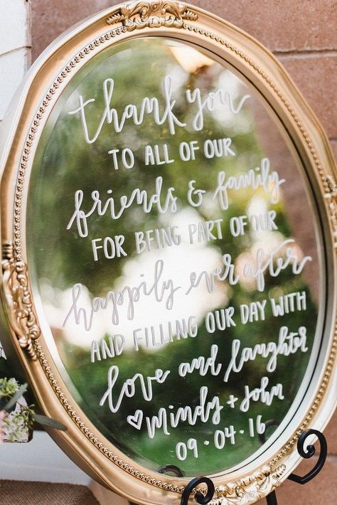 Elegant Signage, Wedding Mirror, Wedding Day Tips, Ideal Wedding, Wedding Signage, Vineyard Wedding, Wedding Planning Tips, Romantic Weddings, Budget Wedding