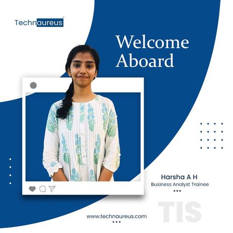 Welcome to the team Harsha A H . We're so happy to have you on our team! #newemployee #welcome #newhire #welcometotheteam #team #newteammember #newcolleague #bestwishes #tisteam #congragulations #welcoming #Odooofficialpartner #teamtechnaureus #tis #technaureus Welcome Aboard New Employee, Corporate Client Gifts, Welcome To The Team, Welcome Aboard, New Employee, Business Analyst, Client Gifts, Business Flyer, The Team