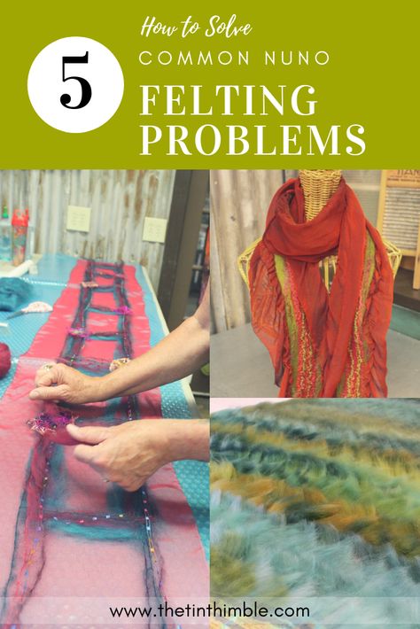 Felting Tips, Nuno Felting Tutorial, Fuzzy Felt, Felt Craft Projects, Wool Felt Projects, Wet Felting Projects, Wool Felting, Nuno Felt, Nuno Felt Scarf