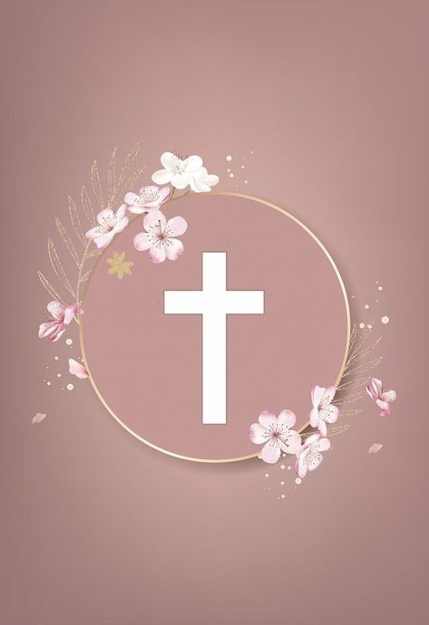 Pink Cross Wallpapers, Easter Images Jesus, Jesus Background, Christian Iphone Wallpaper, Photo Rose, Cross Pictures, Cross Wallpaper, Rose Gold Wallpaper, Jesus Christ Artwork