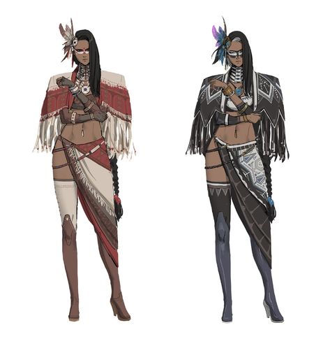 ArtStation - Native American - Concept, ILTAEK OH Anime Native American, Native American Character Design, People Inspiration, The Art Showcase, City Inspiration, Warrior Art, Native American Warrior, Art Showcase, Native American Clothing