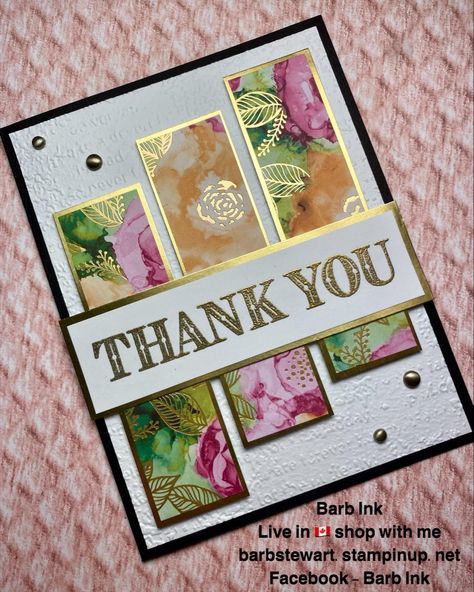 Cards Made With Patterned Paper, Mixed Up Craft Cards, Handmade Cards Using Photos, Using Dsp On Cards, Cas Cards Simple, Pretty Card Designs, Cards With Dsp Paper, Dsp Cards Simple, Thankyoucard Design Handmade