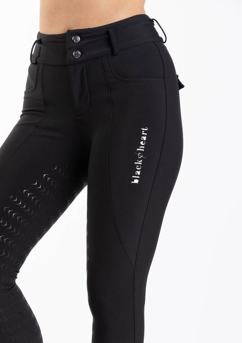 Black Heart Equestrian, Riding Leggings, Flex Leggings, Black Outfits, Riding Outfit, Freedom Of Movement, Black Heart, Equatorial Guinea, Brunei