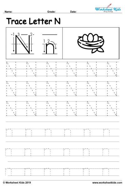 Free printable Letter N alphabet tracing worksheets. Uppercase and lowercase dot to dot letter tracing for preschool. capital, small letter practice sheet. Letter N Worksheet, N Alphabet, Letter Worksheets Kindergarten, Handwriting Worksheets For Kids, Letters Worksheets, Alphabet Letter Worksheets, Tracing Worksheets Free, Letter Practice, Letter Worksheets For Preschool