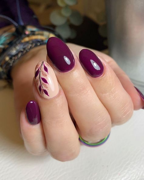 Ongles Gel Violet, Uñas Ideas, September Nails, Fall Gel Nails, Green Nail Designs, Fall Nail Art, Short Nail Designs, Fall Nail Colors, Autumn Nails