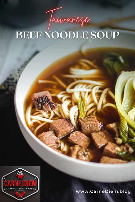 The national dish of Taiwan earns its reputation as one of the best Asian soup dishes in the world, and this version using smoked short ribs or brisket is one of our favorites. Taiwanese Beef Noodle Soup, Food Beef, Taiwanese Cuisine, Noodle Soup Recipe, Asian Beef, Beef Noodle Soup, Soup Dish, Taiwanese Food, Smoked Beef