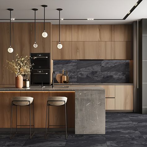 Recreate the beauty of natural black slate in premium Italian porcelain that’s simple to install and maintain. Printed using the latest high definition inkjet technology, these tiles feature a huge number of different patterns to minimise repetition and give a realistic varied appearance. The textured surface also has a good slip resistance, making these tiles suitable for use on wet room floors.  >Please note these are sold in boxes of 7 only. Black Kitchen With Wood Floor, Small Kitchen Black Floor, Kitchen With Black Flooring, Black Marble Floor Kitchen, Kitchen Ideas Black Floor, Black Tile Living Room, Black Slate Floor Kitchen, Black Tile Kitchen Floor, Black Floor Kitchen