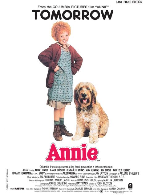 Annie 1982, Annie Musical, John Huston, Bernadette Peters, Tim Curry, Columbia Pictures, Easy Piano, Scene Design, The Circus