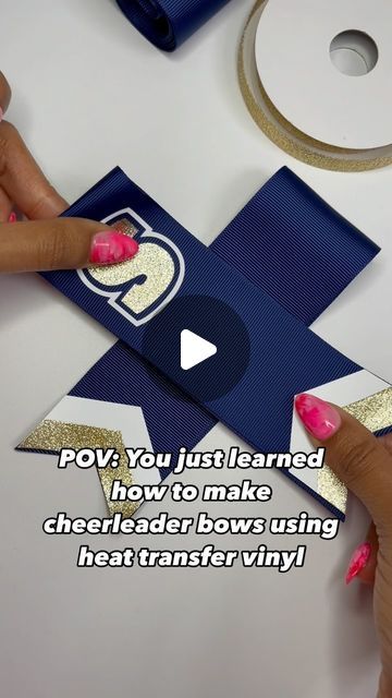 240K views · 10K likes | Monica Silva on Instagram: "Cheerleader Bow Tutorial ✨ A few things I learned after receiving feedback on my previous video:

- Firstly, it’s important to avoid using metal hair clips as they can be dangerous if someone falls. 
- Secondly, while hair bands are convenient, zip ties or thread and needle are better for durability.

Thank you to everyone who provided suggestions and comments. I am constantly working to improve my technique and appreciate your support.

If you’re interested in these vinyls don’t forget to use ‘Monica5’ to get a discount.

#hairbowtutorial #hairbowdiy #bowtutorial #ribbon #liston #moño #heattransfervinyl" Hair Ribbons Diy, Cheer Bow Tutorial, Cheer Bows Diy, Cheer Ribbon, Thread And Needle, Cheer Hair Bows, Cheerleading Bows, Cheer Hair, Hair Bow Tutorial