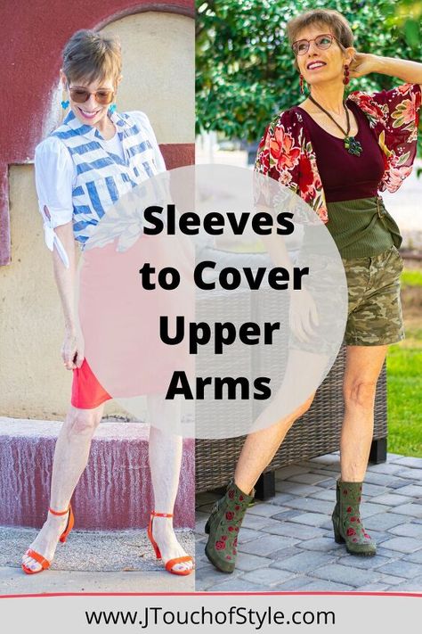 Dress Coverup Ideas, Cute Spaghetti Strap Tops, Stylish Sleeves, Overalls Fashion, Clothes For Women Over 50, Spaghetti Strap Blouses, Tank Top Outfits, Wear Crop Top, Upper Arms