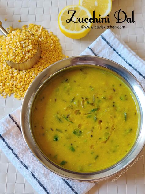 Zucchini Recipes Indian, Dal Recipe Indian, Indian Zucchini, Zucchini Lentil, Recipe Using Zucchini, Zucchini Health Benefits, Kootu Recipe, Dhal Recipe, Lentil Curry Recipes