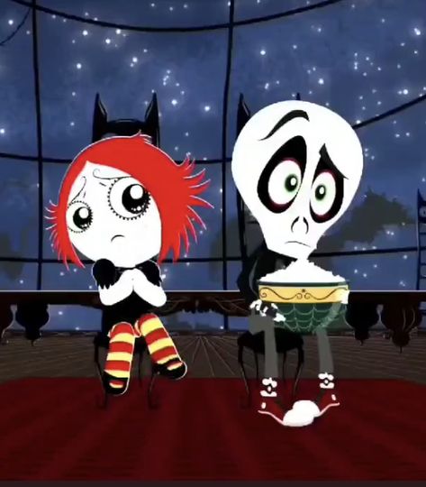 Ruby Gloom And Skull Boy Costume, Ruby Gloom Characters, Ruby Gloom And Skull Boy, Ruby Gloom Matching Pfp, Ruby Gloom Costume, Character Halloween Costumes, Ruby Gloom, Childhood Memories 2000, Vampire Costume