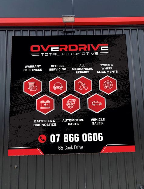 Building sign design Car Repair Shop Design, Auto Repair Shop Design, Shop Board Design, Car Wash Posters, Car Repair Shop, Garage Logo, Automotive Upholstery, Sign Board Design, Car Workshop