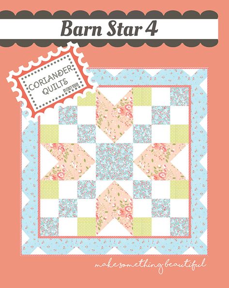 0935.00098 - Barn Star 4 | Moda Fabrics - Producer of Quilting Fabric, Sewing Notions, and Home Decor Moda Fabric Quilts, Star Quilt Pattern, Mini Barn, Hanging Quilts, Quilt Sewing Patterns, How To Finish A Quilt, Star Quilts, Block Wall, Quilted Wall Hangings