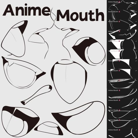 Anime mouth brush pack consists of 58 quality brushes that I use in my works! Also out of 58 brushes 29 mouths with lips that you can see on the preview or on the video .These brushes are great for reference and can save you time and get your work done! Also, you can rate this product, this is important for me! All in one. Brush Pack for Procreate!(1000+ my new brushes) - https://www.etsy.com/se-en/Attki/listing/1134816130/all-in-one-the-biggest-brush-pack-for/ Anime biggest brush pack with 1000 Six Pack Drawing Reference, Anime Mouth, Anime Mouths, Best Procreate Brushes, How To Draw Anime, Mouth Drawing, Brushes Procreate, Procreate Brushes Free, Brush Drawing