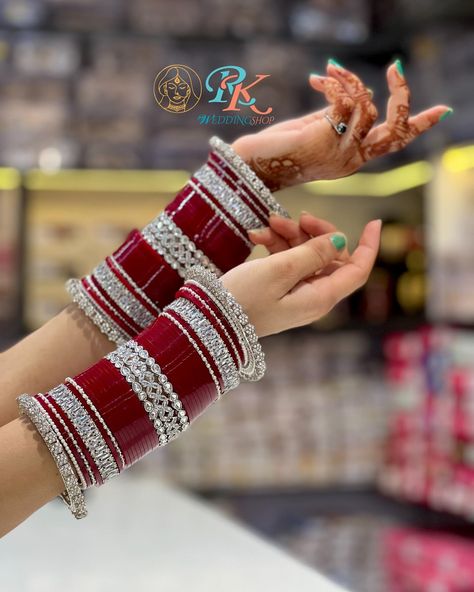 Jisne Abhi Shaadi Ki Shopping Done Nahi Ki Usko Tag Kro 🥰 For order Dm or watsap 8626949088 All india delivery available (Cash On Delivery Available) Worldwide Shipping available book your order fast ,wedding,shaadi,Bangles,punjabi choorha,Bridal. #bangles #banglescollection #bridaljewellery #wedding #rkweddingshop Code- Tpzz Bridal Chura Latest Punjabi, Chura Bridal Punjabi Bride Latest, Chura Bridal Punjabi Bride, Punjabi Chura, Bridal Chura, Punjabi Bride, Hand Accessories, Bridal Bangles, Jewelry Design Earrings