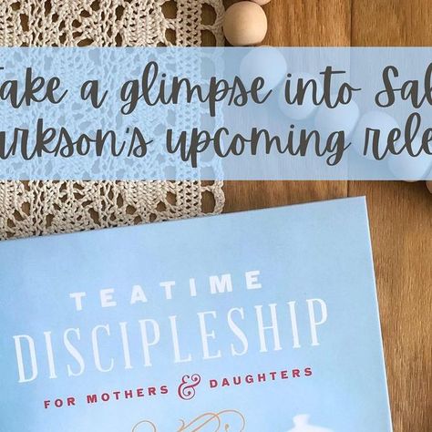 Fill Your House With Books - by Anna Symonds on Instagram: "🫖 Sally’s newest book - a Teatime Discipleship edition especially for moms and daughters! . 🫖A treasure for mom & daughter time, this book features Bible studies, thoughts for inspiration, as well as delicious recipes for tea time!" Teatime Discipleship, House With Books, Moms And Daughters, Bible Studies, Mom Daughter, Book Shelf, Delicious Recipes, Tea Time, Bible Study