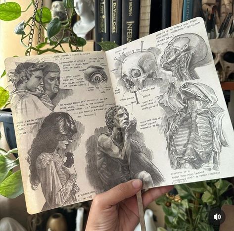 Gcse Art Sketchbook, Sketchbook Art Journal, Art Diary, Arte Sketchbook, Arte Inspo, Sketchbook Inspiration, Anatomy Art, Book Art Drawings, Cool Art Drawings