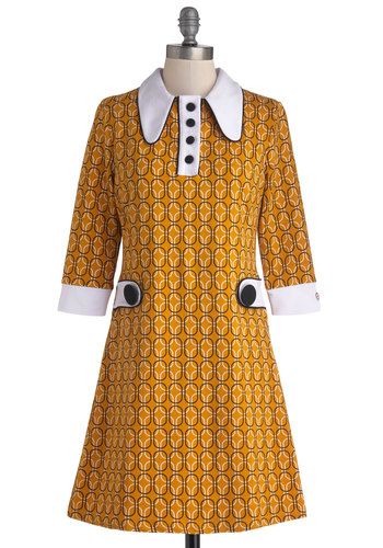 60s 70s Fashion, 60s And 70s Fashion, Sixties Fashion, Retro Vintage Dresses, Dresses Style, Mod Fashion, Fantasy Dress, Mod Dress, 1960s Fashion