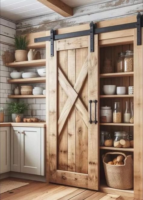 Farmhouse Kitchen Decor Ideas, Charming Farmhouse, Shabby Home, تصميم للمنزل العصري, Unique Farmhouse, Rustic Kitchen Design, Cabin Kitchens, Farmhouse Kitchen Design, Rustic Farmhouse Kitchen