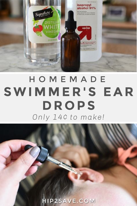 Homemade Swimmers Ear Drops, Diy Ear Drops, Home Remedies For Swimmers Ear, Ear Drops For Infection, Ear Ache Remedy For Pain, Swimmers Ear Remedy Kids, Sweet Oil For Ears, Swimmers Ear Home Remedy, Swimmers Ear Drops