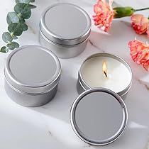 Travel Tin Candles, Candle Tins, Mini Mason Jars, Vanilla Scented Candles, Round Candles, Vanilla Perfume, Wedding Party Supplies, Mason Jar Candles, Holiday Candles