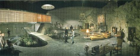 Spy Headquarters, Villain Lair, Futuristic Interiors, Ken Adams, Bartlett School, Bartlett School Of Architecture, Tv Set Design, Movie Decor, Mission Control