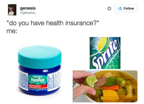 When you’ve mastered the home remedy: | 18 Health Insurance Tweets That Will Make You Laugh And Cry Dominicans Be Like, Mexican Funny Memes, Hispanic Jokes, Mexican Jokes, Life Insurance Facts, Funny Spanish Jokes, Mexican Memes, Spanish Jokes, Mexican Humor