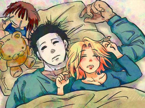 Halloween, Dead by Daylight, DbD, Michael Myers, The Shape, Laurie Strode Michael Myers X Laurie Strode, Laurie Strode, Michael Myers Art, Michael Meyer, Michael X, Scary Movie Characters, Michael Love, Slasher Movies, The Boogeyman