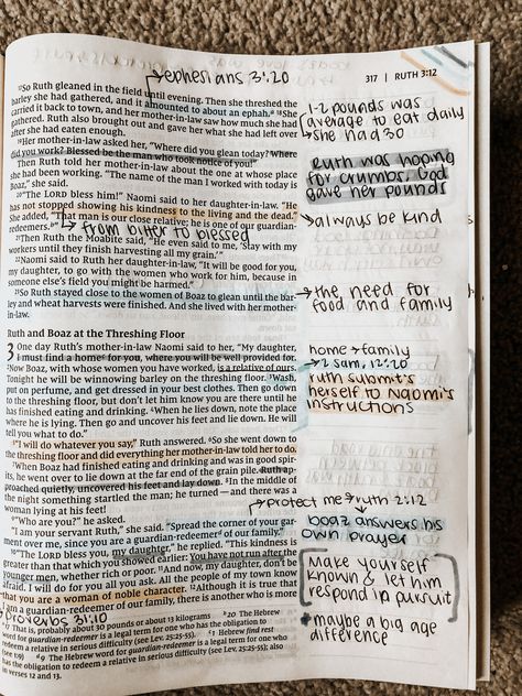 Ruth 2 Bible Journaling, Ruth Bible Study Notes, Bible Annotations Key, Ruth Bible Journaling, Revelation Verses, Ruth Bible Study, Ruth Bible, Bible Drawing, Bible Journaling Ideas Drawings